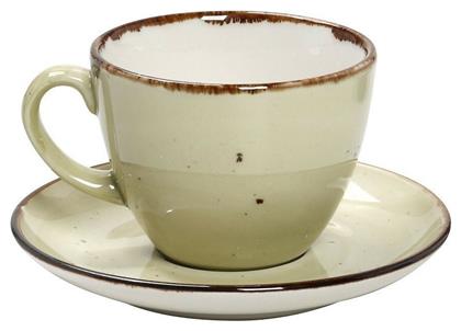 Espiel Terra Jumbo Φλιτζάνι Cappuccino από Πορσελάνη Πράσινο 350ml