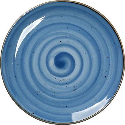 Espiel Terra Πιάτο Ρηχό από Πορσελάνη Μπλε με Διάμετρο 26.5cm από το 24home