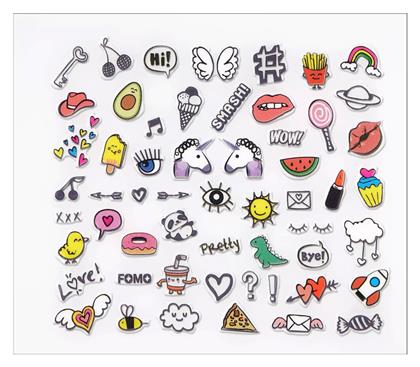 Essence Αυτοκόλλητα με Σχέδιο για Νύχια 57τμχ