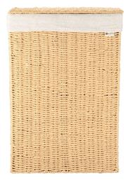 Estia Botanica Καλάθι Απλύτων Ψάθινο με Καπάκι 38x22x55cm Μπεζ