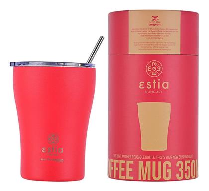 Estia Coffee Mug Save The Aegean 350ml Κόκκινο