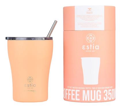 Estia Coffee Mug Save The Aegean 350ml Peach fuzz