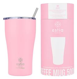 Estia Coffee Mug Save The Aegean 500ml Blossom Rose Estia