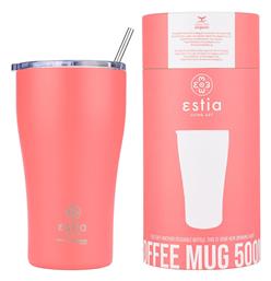 Estia Coffee Mug Save The Aegean 500ml Fusion Coral από το e-shop