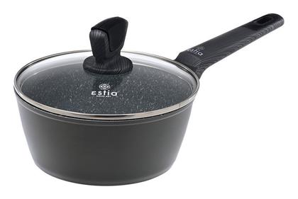 Estia Cuisson Κατσαρολάκι Γάλακτος από Αλουμίνιο 1.8lt / 18cm Μαύρο