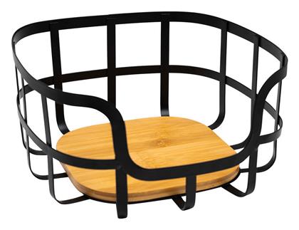 Estia ESSENTIALS Φρουτιέρα από Μπαμπού Μαύρη 34.5x19x17εκ.