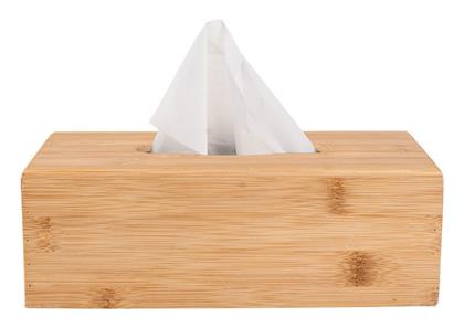 Estia ESSENTIALS Θήκη για Χαρτομάντηλα Ξύλινη Μπεζ 24x14x8.5cm 02-13134