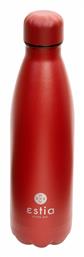 Estia Flask Lite Save the Aegean Μπουκάλι Θερμός Ανοξείδωτο Scartlet Red 500ml από το Katoikein