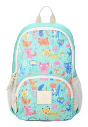 Estia Kid Backpack Σχολική Τσάντα Πλάτης Δημοτικού Feline Foliage 10lt