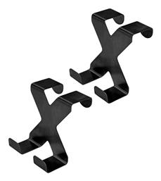 Estia Κρεμάστρα Πόρτας Μεταλλική 2 Θέσεων 2τμχ