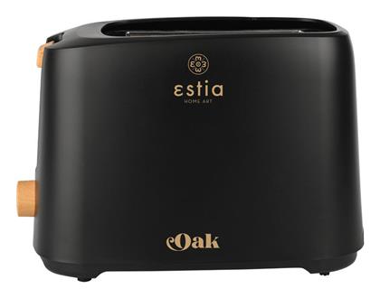 Estia Oak Φρυγανιέρα 2 Θέσεων 700W Μαύρη