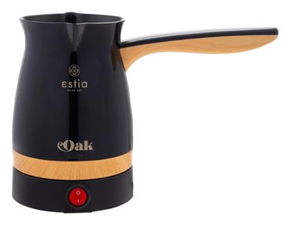 Estia Oak Ηλεκτρικό Μπρίκι 800W με Χωρητικότητα 250ml Μαύρο