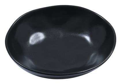 Estia Πιάτο Βαθύ Κεραμικό Μαύρο με Διάμετρο 22cm