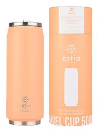 Estia Travel Cup Save the Aegean 500ml Peach fuzz