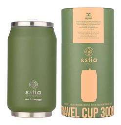 Estia Travel Cup Save the Aegean Ποτήρι Θερμός Ανοξείδωτο BPA Free Forest Spirit 300ml με Καλαμάκι