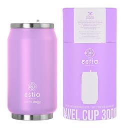 Estia Travel Cup Save the Aegean Ποτήρι Θερμός Ανοξείδωτο BPA Free Lavender Purple 300ml με Καλαμάκι από το e-shop