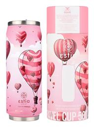 Estia Travel Cup Save the Aegean Ποτήρι Θερμός Ανοξείδωτο Love Ascend Estia 500ml με Καλαμάκι από το e-shop