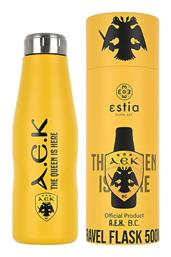 Estia Travel Flask Save the Aegean Μπουκάλι Θερμός Ανοξείδωτο BPA Free AEK BC 500ml από το Zakcret Sports