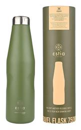 Estia Travel Flask Save the Aegean Μπουκάλι Θερμός Ανοξείδωτο BPA Free Forest Spirit 750ml