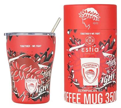 Estia Travel Mug Save The Aegean 350ml Olympiacos BC Edition Together We Fight