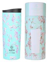 Estia Travel Mug Save The Aegean Ποτήρι Θερμός Ανοξείδωτο Blosson Green 450ml από το e-shop