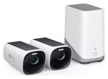 Eufy Σύστημα Παρακολούθησης EufyCam 3 S330 2 Ασύρματων Καμερών IP 8MP από το e-shop