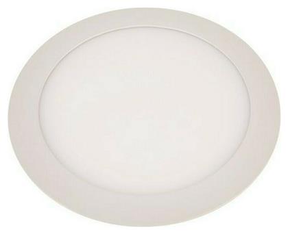 Eurolamp Στρογγυλό Χωνευτό LED Panel 20W με Ψυχρό Λευκό Φως 6500K 22.5εκ.