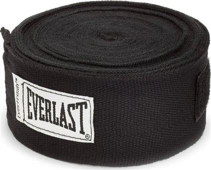 Everlast Classic Cotton Handwraps 4455 2.75m Μαύρο από το Cosmos Sport