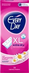 Every Day Extra Dry XL με Εκχύλισμα Χαμομηλιού Σερβιετάκια 24τμχ