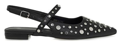 Exe Γυναικείες Μπαλαρίνες Slingback σε Μαύρο Χρώμα