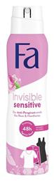 Fa Invisible Sensitive Αποσμητικό 48h σε Spray 150ml