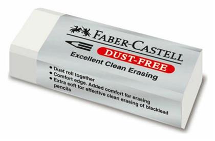 Faber-Castell Γόμα για Μολύβι Dust Free Λευκή