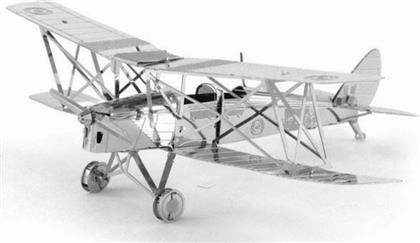 Fascinations Μεταλλική Φιγούρα Μοντελισμού Αεροπλάνο Earth de Haviland Tiger Moth από το GreekBooks