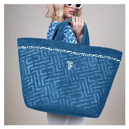 Feel & Touch Icon Υφασμάτινη Τσάντα Θαλάσσης Αδιάβροχη Μπλε από το Katoikein