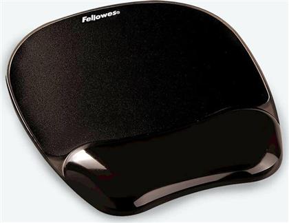Fellowes Gel Mouse Pad 202mm με Στήριγμα καρπού Μαύρο