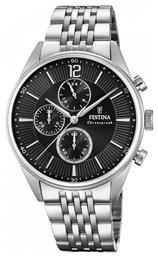 Festina Ρολόι Μπαταρίας με Μεταλλικό Μπρασελέ