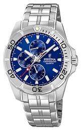 Festina Ρολόι Μπαταρίας με Μεταλλικό Μπρασελέ