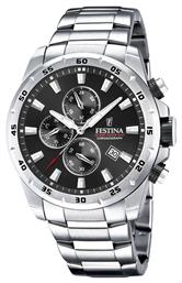 Festina Ρολόι Μπαταρίας με Μεταλλικό Μπρασελέ