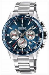 Festina Ρολόι Μπαταρίας με Μεταλλικό Μπρασελέ