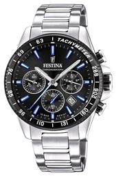 Festina Ρολόι Μπαταρίας με Μεταλλικό Μπρασελέ