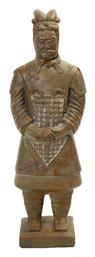 Φιγουρα Πολεμιστης Terracotta Μπεζ 35,5εκ