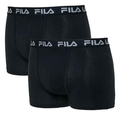 Fila Ανδρικά Μποξεράκια 2Pack Μαύρα