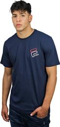 Fila Janto Ανδρικό T-shirt Navy Μπλε με Λογότυπο από το Z-mall