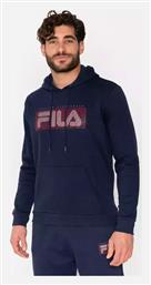 Fila Lorne Φούτερ Navy Μπλε με Κουκούλα