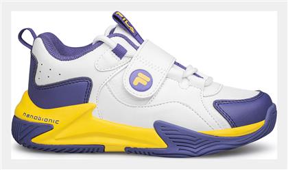 Fila Memory Pick 2 Nanobionic Μπάσκετ White / Purple / Yellow από το E-tennis