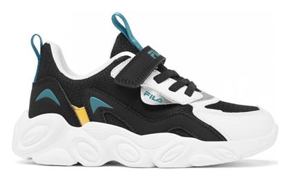 Fila Παιδικά Sneakers Ανατομικά με Σκρατς Μαύρα από το Z-mall