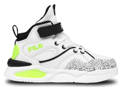 Fila Παιδικά Sneakers High με Σκρατς Λευκά από το E-tennis