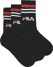Fila Unique Αθλητικές Κάλτσες Μαύρες 3 Ζεύγη από το Modivo