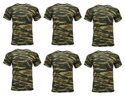 Filinda Σετ 6 Ανδρικά T-Shirt με Σχέδιο Παραλλαγής