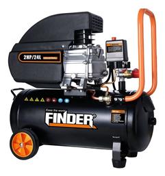 Finder Κομπρεσέρ Αέρος με Ισχύ 2hp και Αεροφυλάκιο 24lt από το EasyU